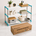 3 Layer Stainless Steel Adjustable Multipurpose Stand for Storage
