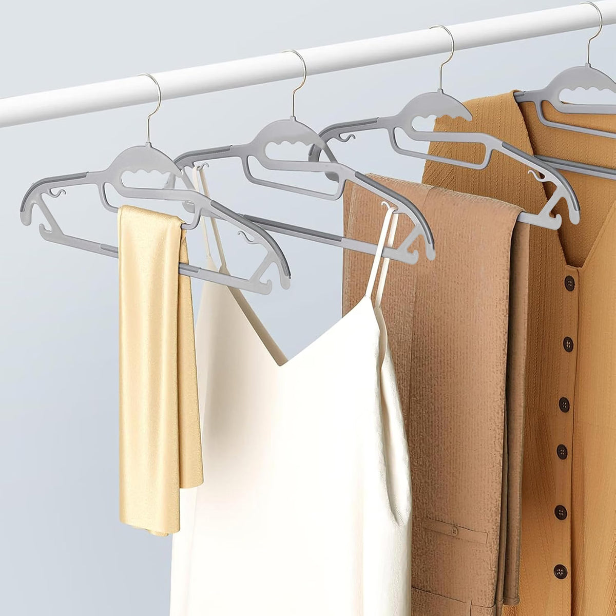 Non-Slip Clothes Hangers for Wardrobe 360° Rotating Hook