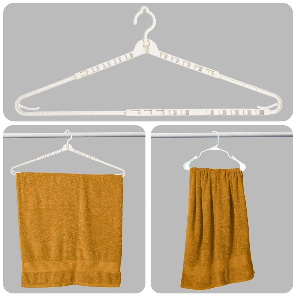 Expandable Hangers for Clothes with 360° Rotating Hook