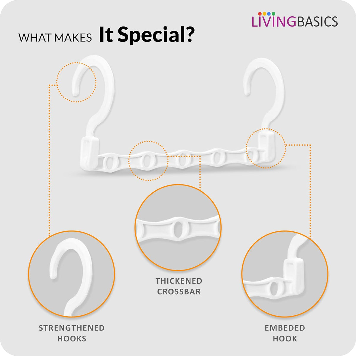 Space Savings 5 in 1 Magic Hanger for Wardrobe/Closet