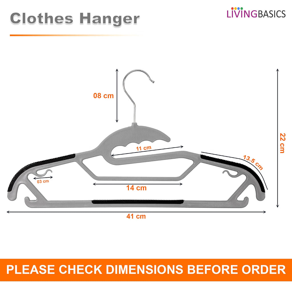 Non-Slip Clothes Hangers for Wardrobe 360° Rotating Hook