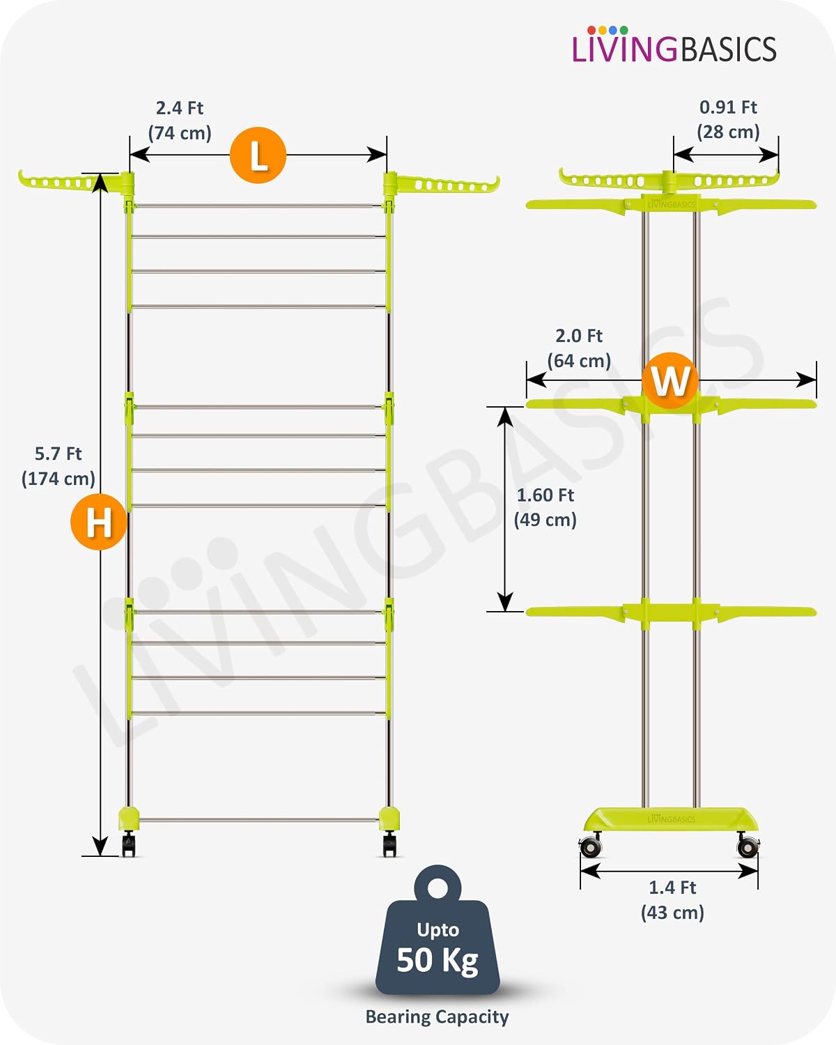 3 Layer Clothes Drying Stand/Cloth Dryer Stand