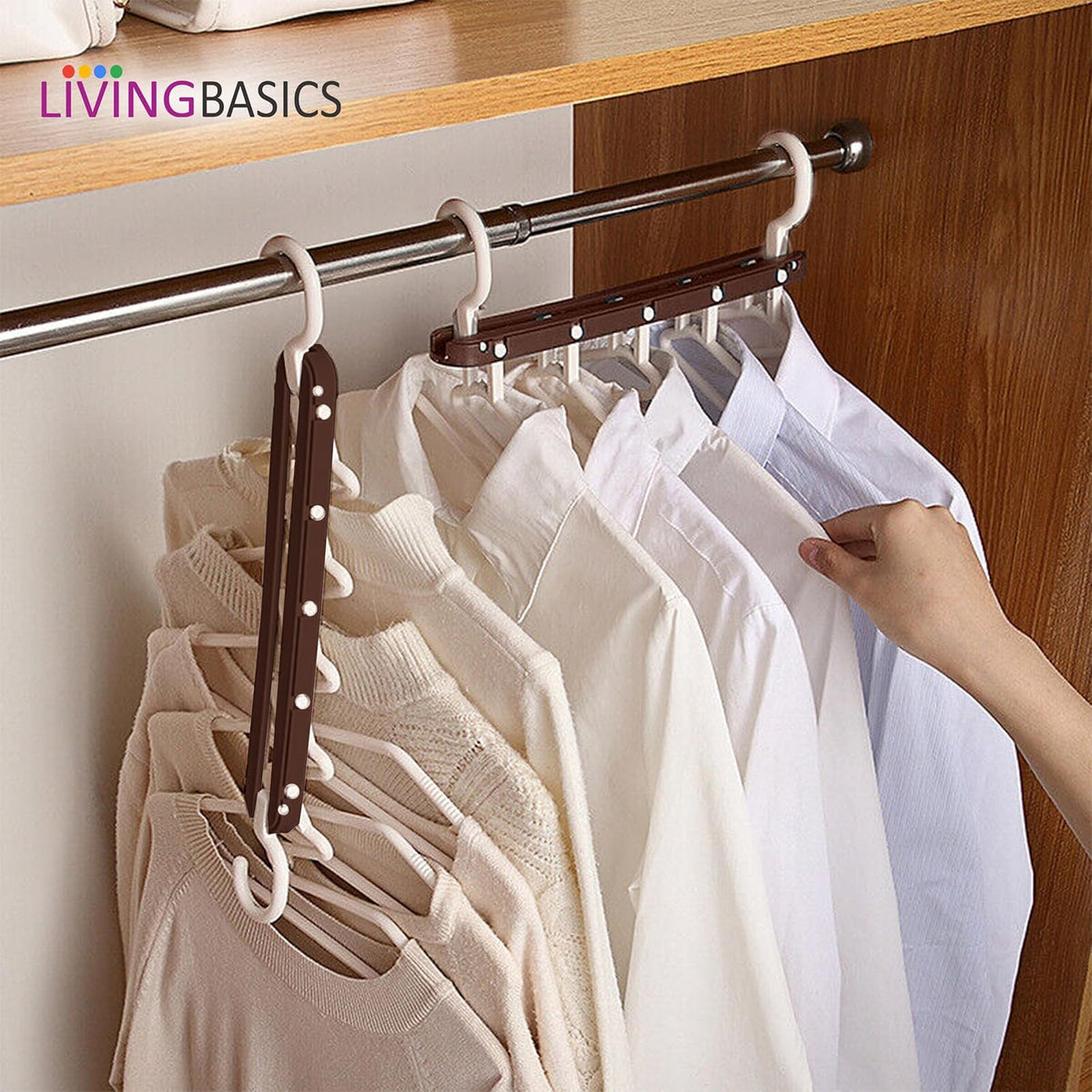 5 in 1 Magic Hanger for Wardrobe (Set of 2)