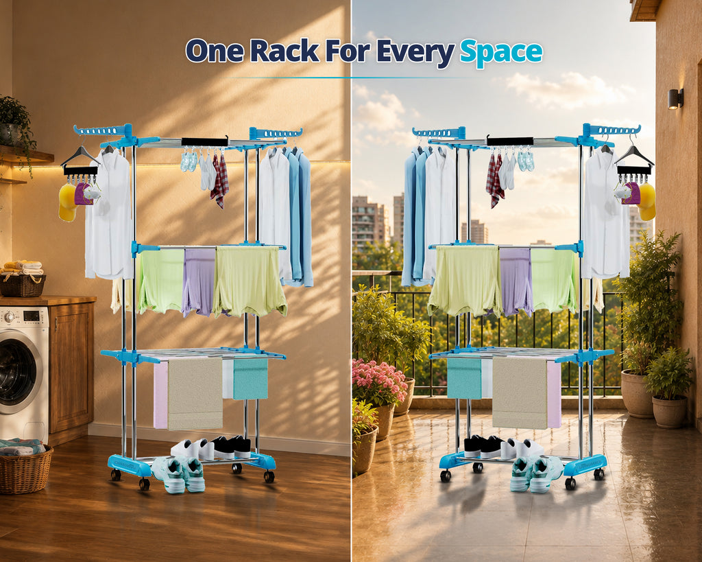 Clothes Drying Stand/Cloth Dryer Stand + 2 Icon Clips