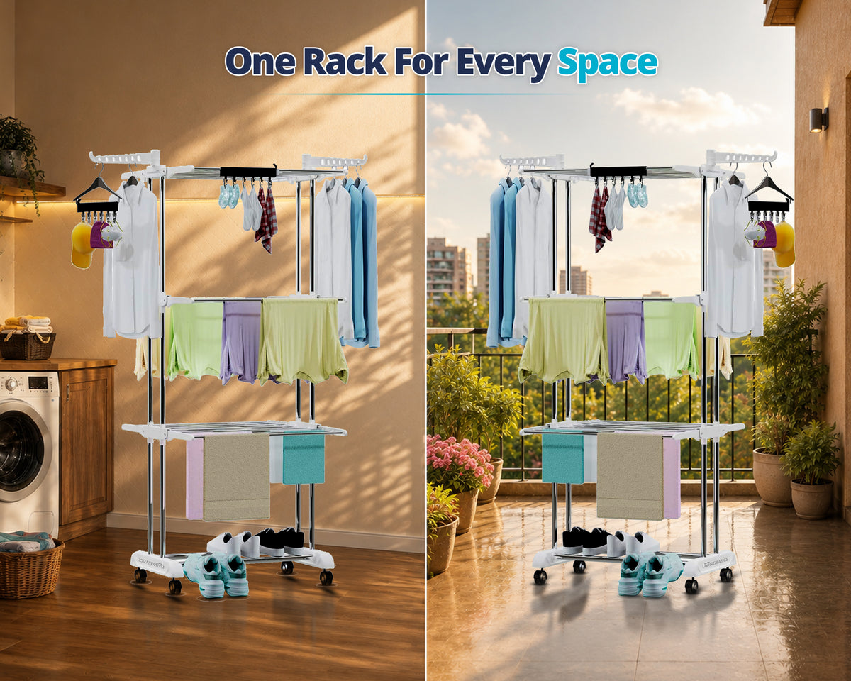 Clothes Drying Stand/Cloth Dryer Stand + 2 Icon Clips