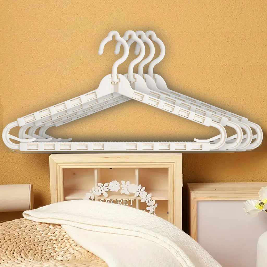 Expandable Hangers for Clothes with 360° Rotating Hook