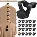 Space Saving Hanger Connector Hooks/Extender (Black)