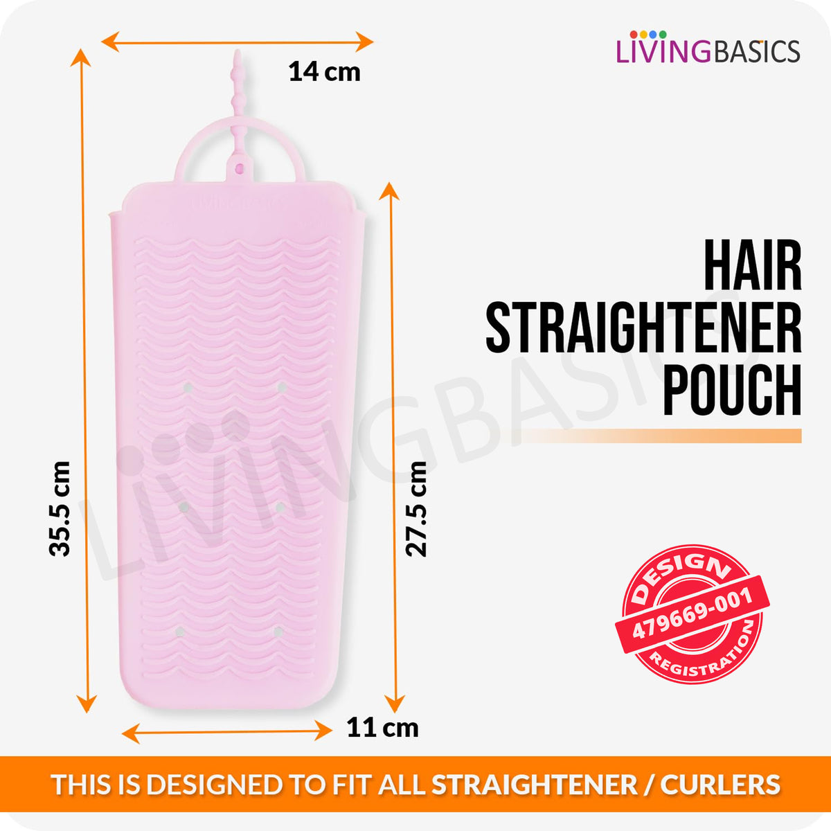 Silicone Hair Straightener Pouch