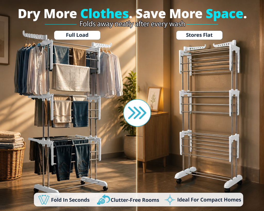 3 Layer Clothes Drying Stand/Cloth Dryer Stand