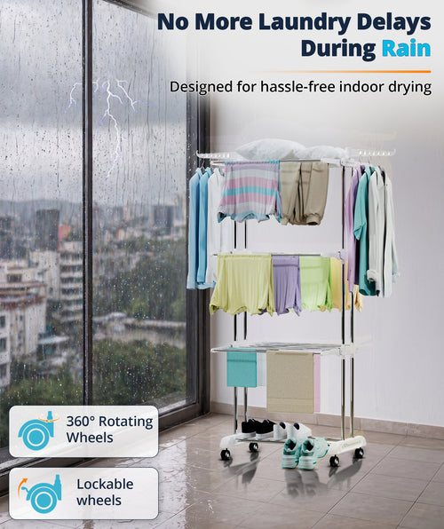 3 Layer Clothes Drying Stand/Cloth Dryer Stand