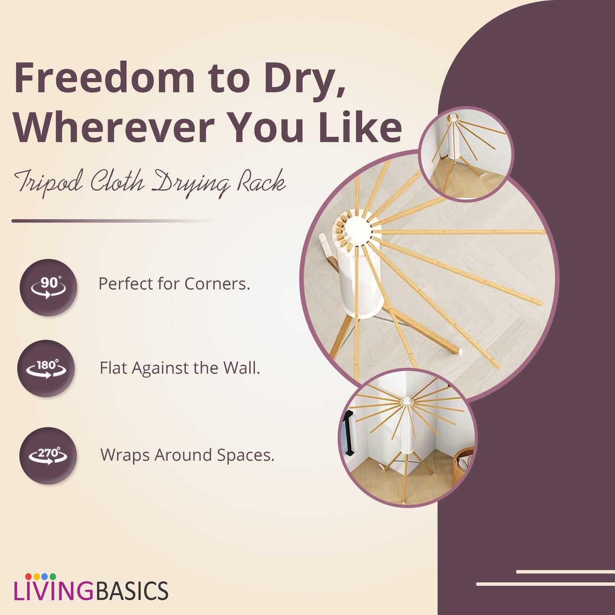 Octopus/Tripod Clothes Drying Rack