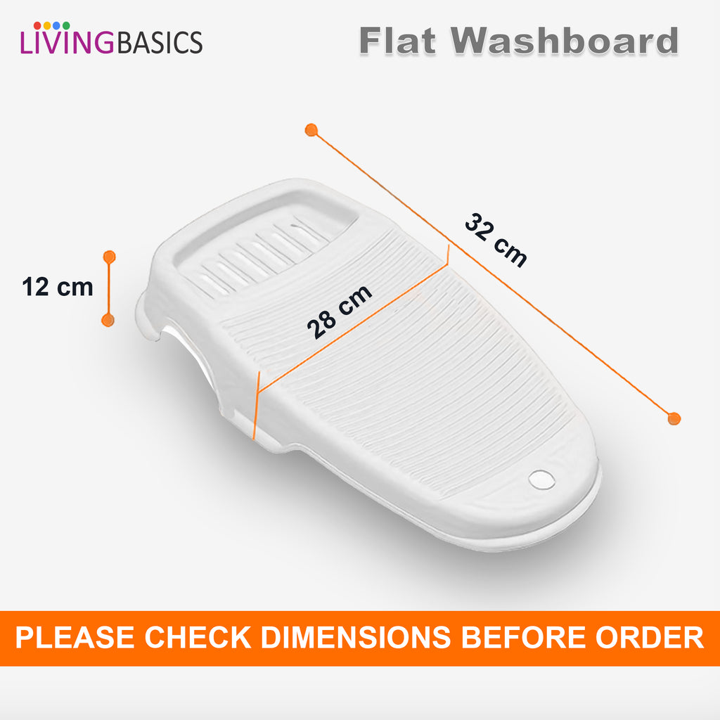 Anti-Slip Wash Board Basin Tub for Small Clothes