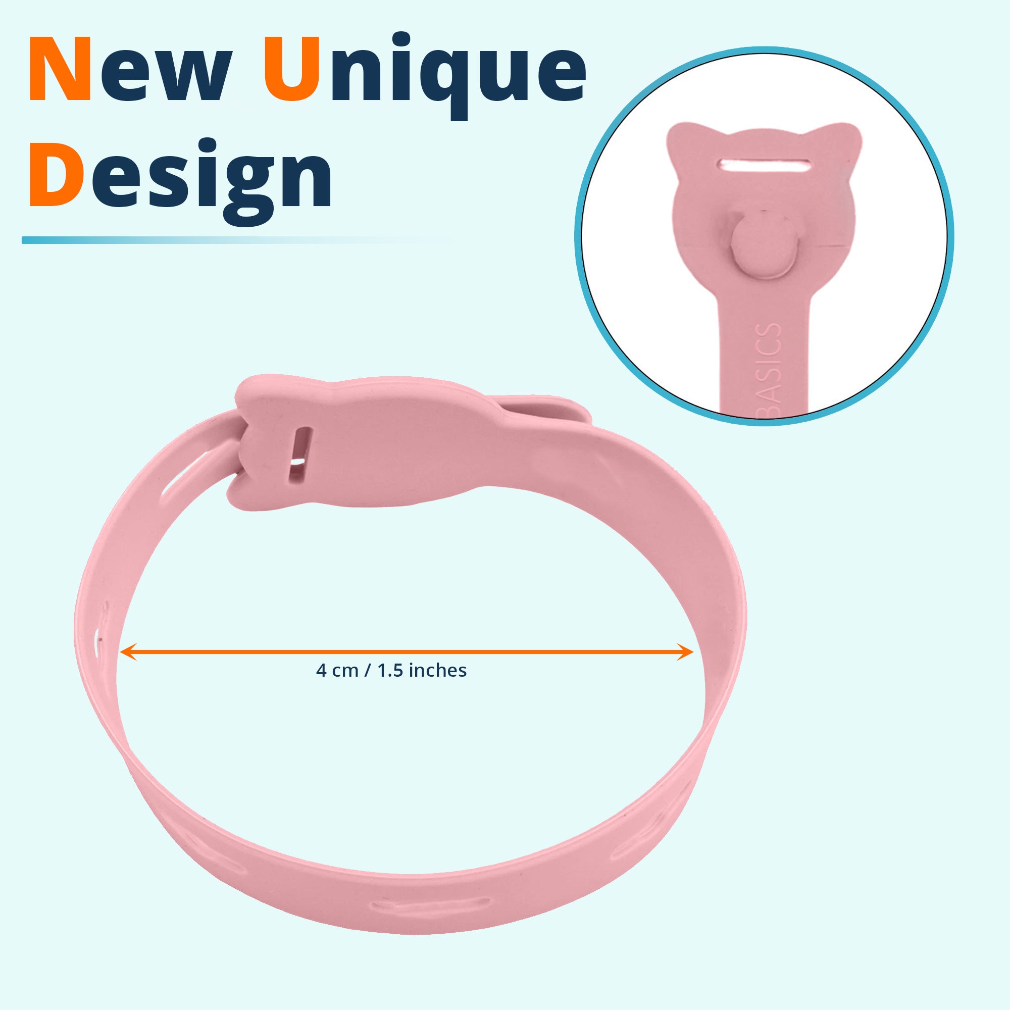 LivingBasics 10 Pcs Reusable Silicone Cable Ties