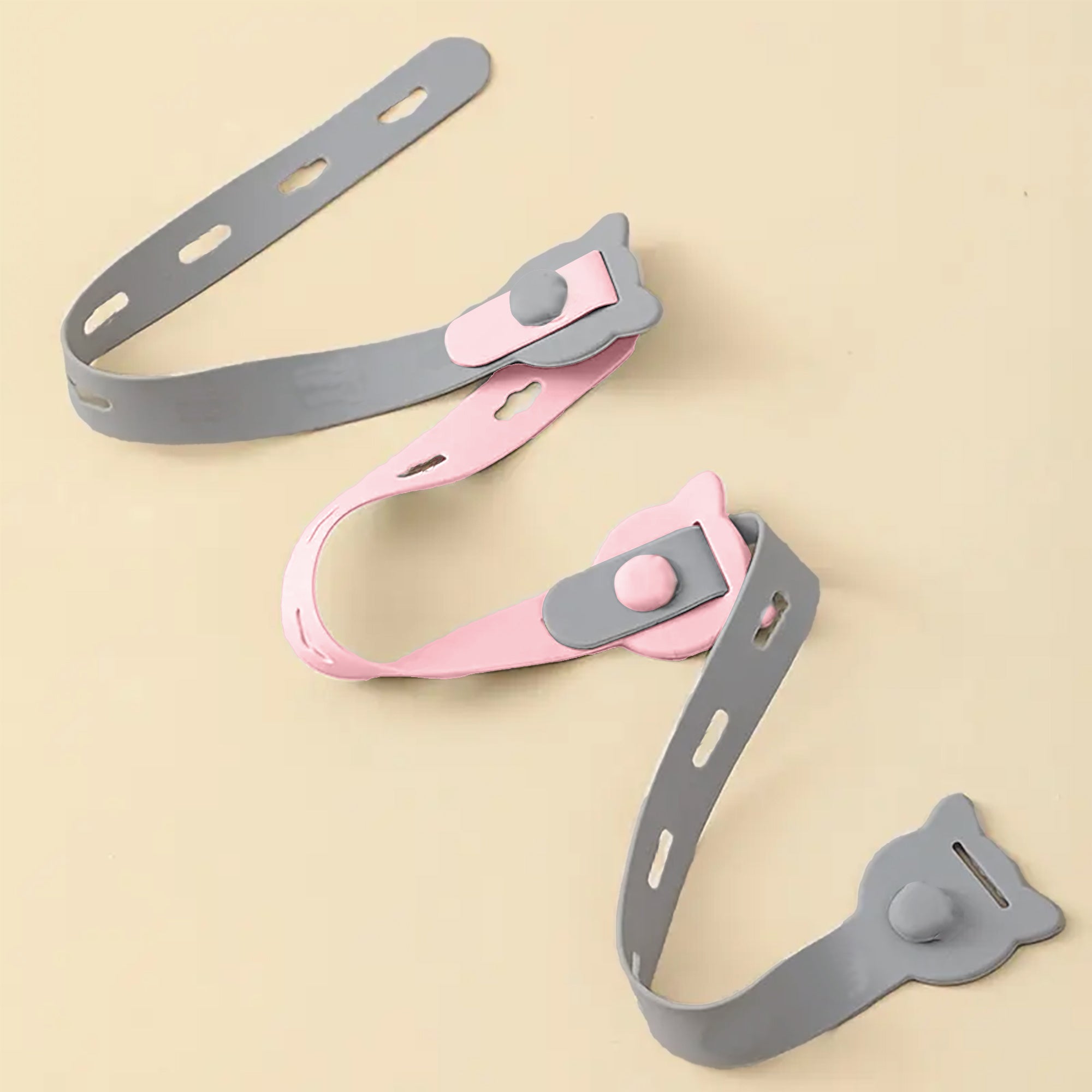 LivingBasics 10 Pcs Reusable Silicone Cable Ties