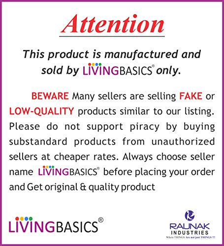 LivingBasics Heavy Duty Rust Free Cloth Peg/Clothes Clip/Cloth Drying Pins/Pegs for Hanger/Rods/Drying Clothes- Round