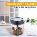 LIVINGBASICS Vegetable / Fruit / DRYFRUIT Chopper Cutter
