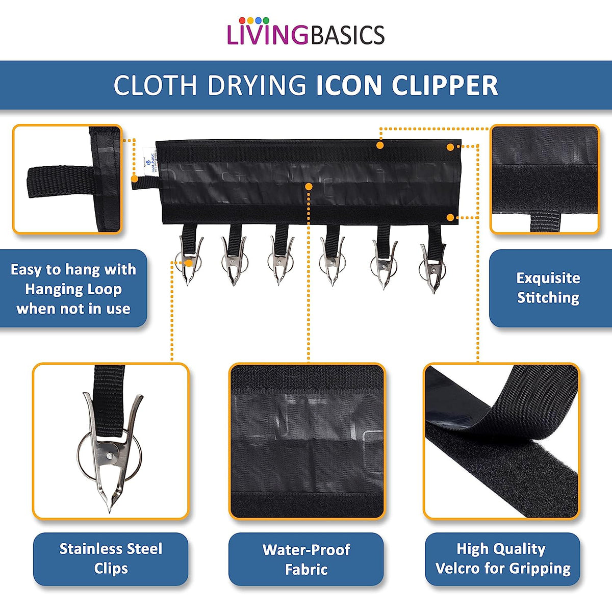 Clothes Drying Stand/Cloth Dryer Stand + 2 Icon Clips